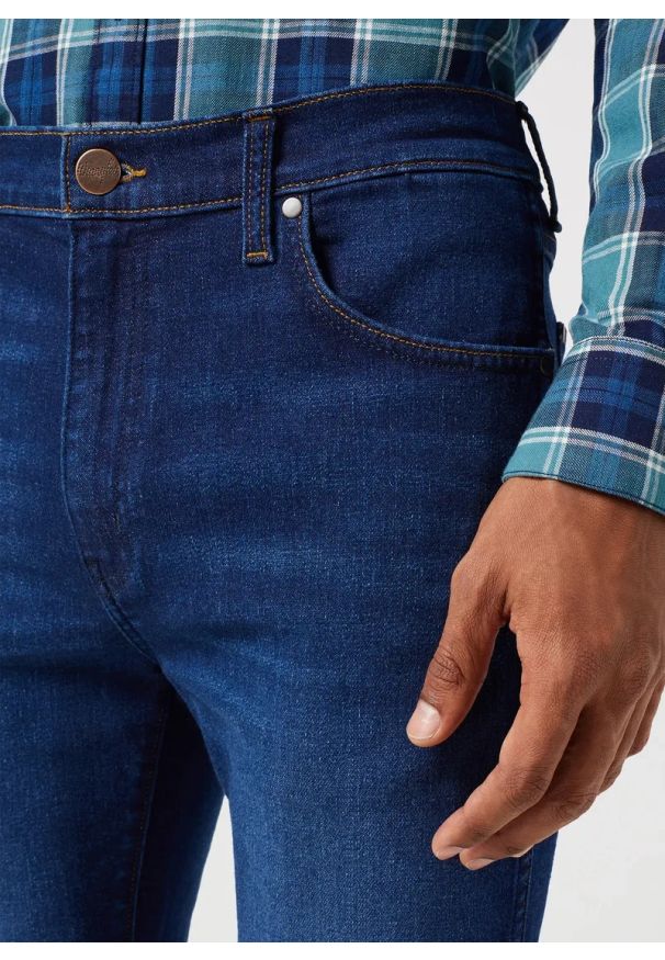Wrangler - WRANGLER MĘSKIE SPODNIE JEANSOWE WRANGLER LARSTON NIGHT SHADE 112350845
