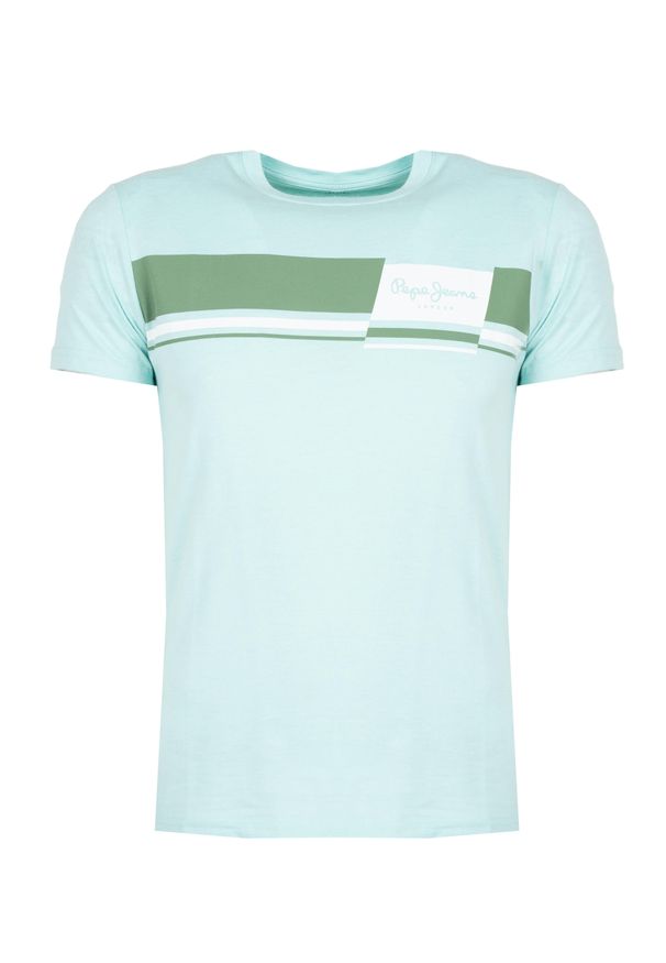 Pepe Jeans T-shirt Kade | | Mężczyzna |. Materiał: tkanina, prążkowany. Wzór: aplikacja, nadruk