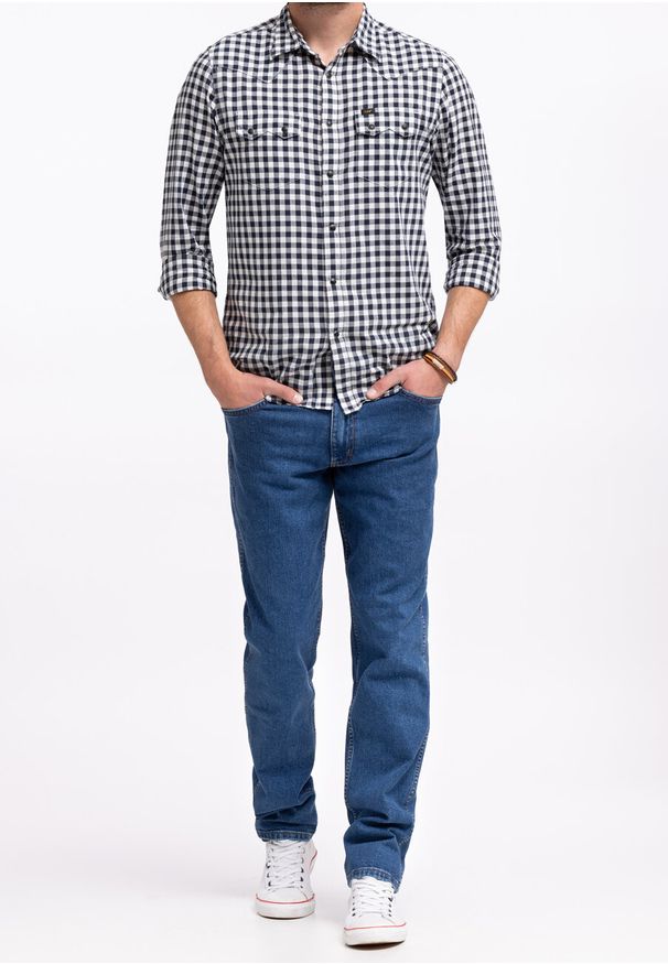 Wrangler - WRANGLER GREENSBORO MĘSKIE SPODNIE JEANSOWE JEANSY DŻINSY FRIDAY BLUES W15QHR47A