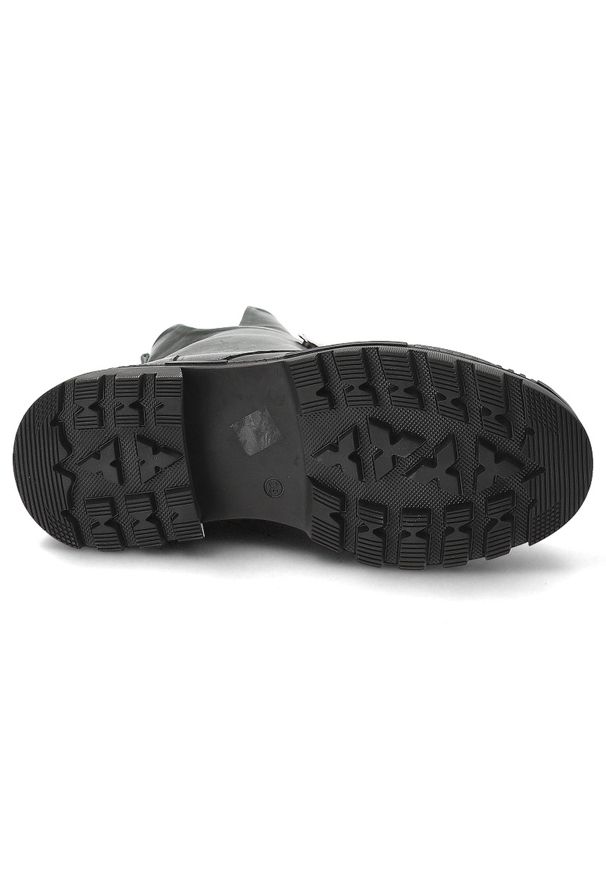 Zielone Botki Artiker Wygodne Obuwie Damskie. Okazja: na co dzień. Kolor: zielony. Materiał: skóra, jeans. Obcas: na obcasie. Styl: casual, elegancki. Wysokość obcasa: średni