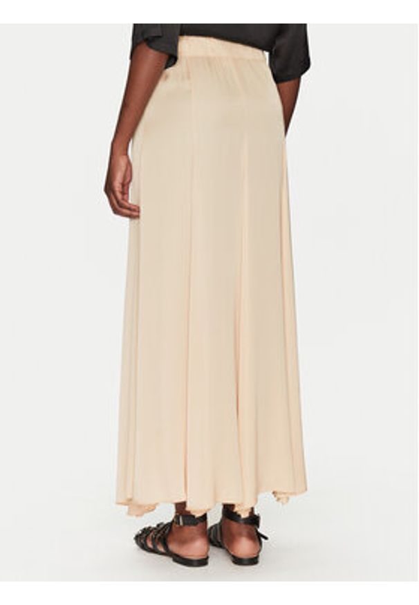 ViCOLO Spódnica maxi TD0004 Beżowy Regular Fit. Kolor: beżowy. Materiał: wiskoza