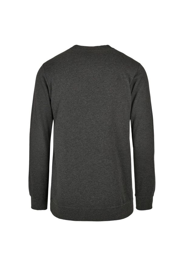 Urban Classics - Męski Sweter Z Frotte Z Dekoltem W Szpic. Kolor: brązowy, wielokolorowy, szary