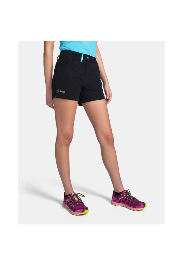 Szorty damskie Kilpi BREE-W. Kolor: czarny. Materiał: nylon. Sport: turystyka piesza