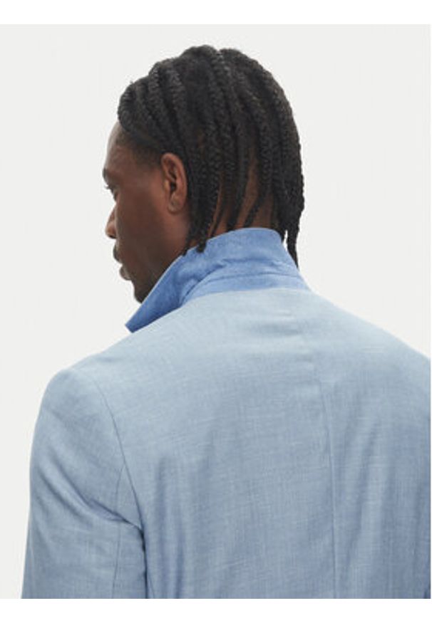 Lindbergh Garnitur 30-606034 Błękitny Slim Fit. Kolor: niebieski. Materiał: syntetyk