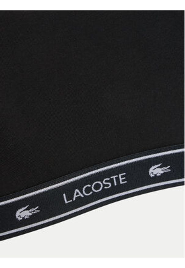 Lacoste Biustonosz top IF8166 Czarny. Kolor: czarny. Materiał: bawełna