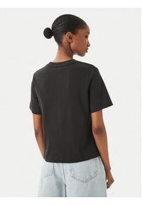 TOMMY HILFIGER - Tommy Hilfiger T-Shirt WW0WW49646 Czarny Boxy Fit. Kolor: czarny. Materiał: bawełna #4