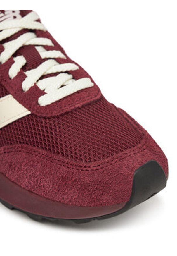 New Balance Sneakersy U370PA Bordowy. Kolor: czerwony. Materiał: zamsz, skóra