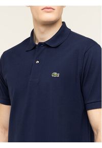 Lacoste Polo L1212 Granatowy Classic Fit. Typ kołnierza: polo. Kolor: niebieski. Materiał: bawełna #7