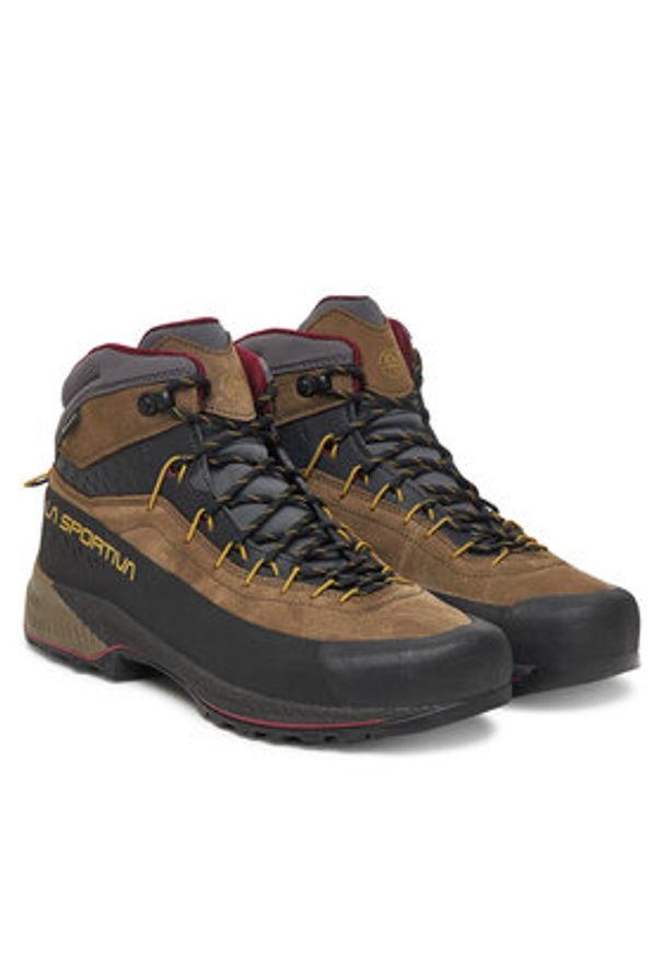LA SPORTIVA - La Sportiva Trekkingi Tx4 Evo Mid Gtx GORE-TEX ZFAS047N07E32 Brązowy. Kolor: brązowy. Materiał: zamsz, skóra. Technologia: Gore-Tex. Sport: turystyka piesza