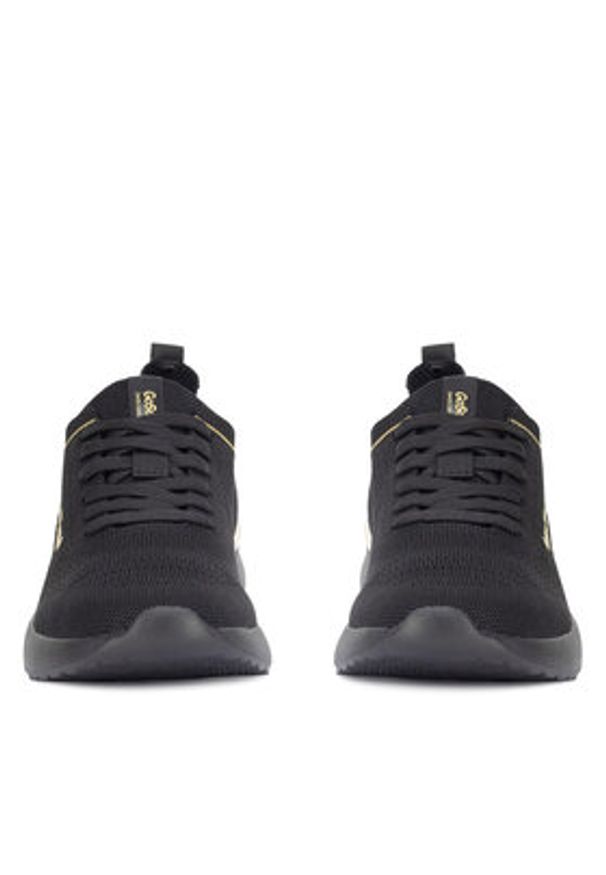 Go Soft Sneakersy WP-12A Czarny. Kolor: czarny. Materiał: materiał