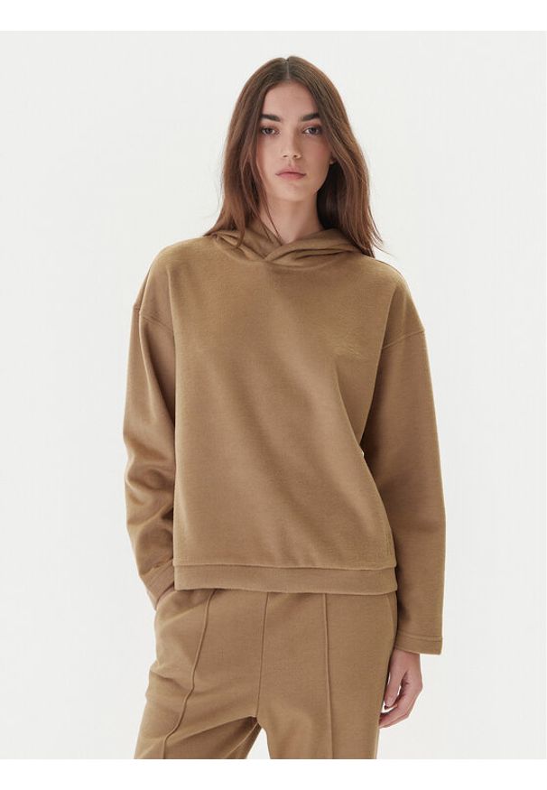 Weekend Max Mara Bluza Oscuri 2525926012 Beżowy Regular Fit. Kolor: beżowy. Materiał: syntetyk