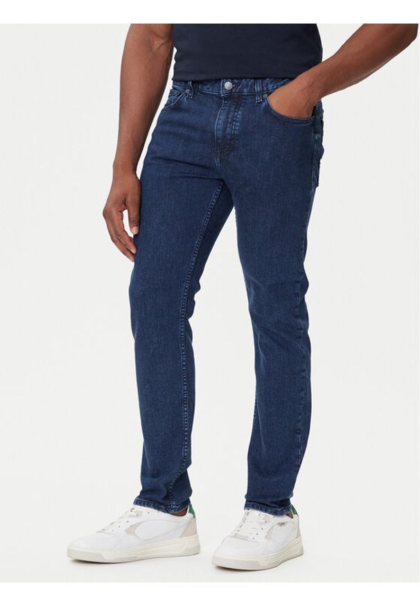 BOSS Jeansy Delaware 50544630 Granatowy Slim Fit. Kolor: niebieski