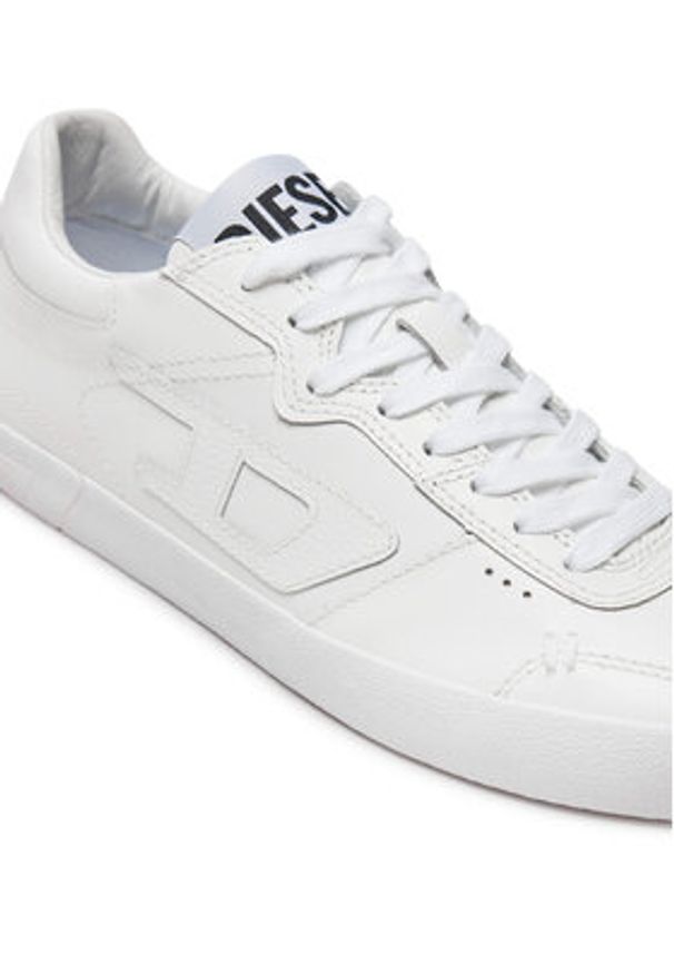 Diesel Sneakersy S-Leroji Y03340 PR030 T1003 Biały. Kolor: biały. Materiał: skóra