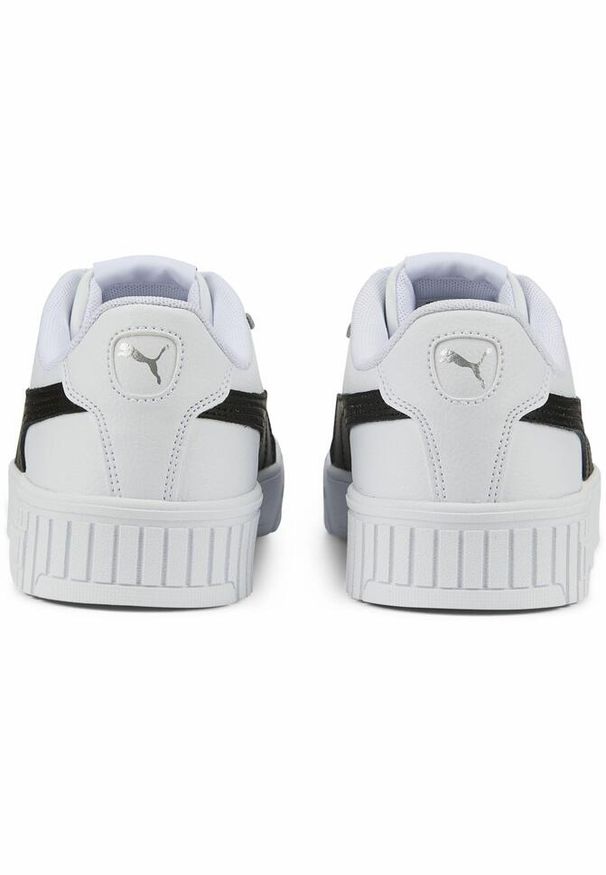 Puma - Damskie sneakersy Carina 2.0 PUMA White Black Silver Gray. Kolor: biały, wielokolorowy, czarny, szary