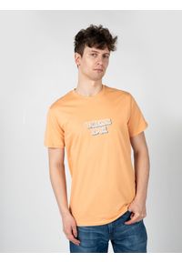 Guess T-Shirt "Embro" | M3GI30K8FQ4 | Mężczyzna | Pomarańczowy. Okazja: na co dzień. Kolor: pomarańczowy. Materiał: bawełna. Długość: długie. Styl: casual, elegancki #4