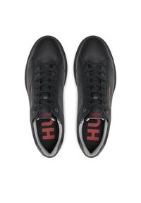 Hugo Sneakersy Riven Tenn punyl 50523439 Czarny. Kolor: czarny. Materiał: skóra #4