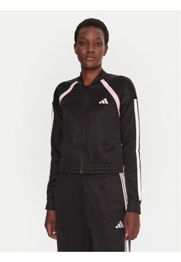 Adidas - adidas Dres Teamsport JD2674 Czarny Regular Fit. Kolor: czarny. Materiał: bawełna