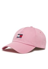 Tommy Jeans Czapka z daszkiem Heritage Core 5 Panel AW0AW16991 Brązowy. Kolor: brązowy. Materiał: bawełna, materiał