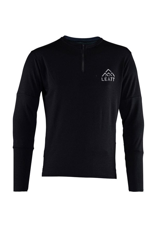 Koszulka rowerowa LEATT Jersey MTB Trail 4.0. Kolor: czarny. Materiał: jersey. Sport: kolarstwo
