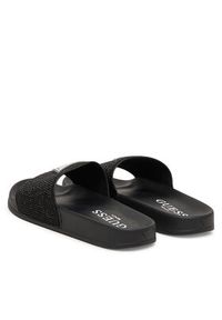 Guess Klapki E6GZ16 BB00F Czarny. Kolor: czarny. Materiał: materiał #6