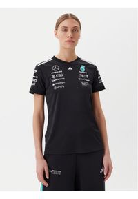 Adidas - adidas T-Shirt Mercedes - AMG Petronas Formula One Team Driver JW5362 Czarny Regular Fit. Kolor: czarny. Materiał: syntetyk #1