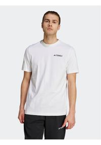 Adidas - adidas T-Shirt IL2648 Biały Regular Fit. Kolor: biały. Materiał: bawełna #1