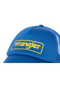 Wrangler - DAMSKA CZAPKA WRANGLER BY KABEL CAP NAUTICAL BLUE W0M2591V2. Wzór: napisy. Styl: klasyczny #3