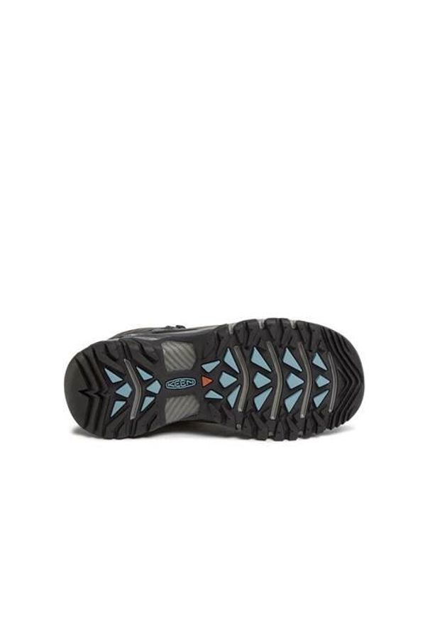 keen - Buty trekkingowe damskie Keen Targhee III Mid WP. Zapięcie: sznurówki. Kolor: wielokolorowy, niebieski, szary. Materiał: tkanina, materiał, skóra, syntetyk. Szerokość cholewki: normalna