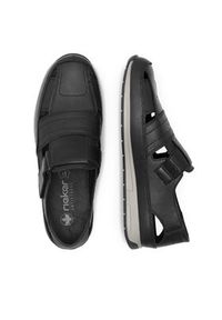 Rieker Sandały 11951-00 Czarny. Kolor: czarny. Materiał: skóra #2