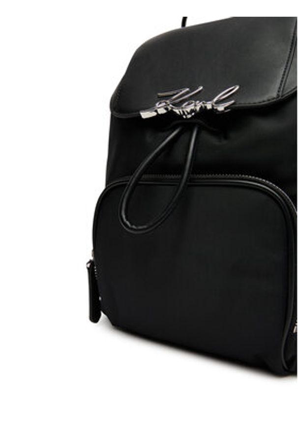 Karl Lagerfeld - KARL LAGERFELD Plecak A3W30027 Czarny. Kolor: czarny. Materiał: skóra