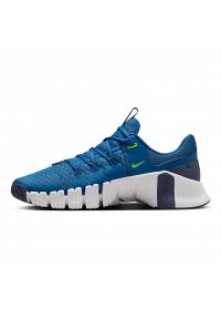Nike Free Metcon 5 Buty treningowe męskie. Kolor: niebieski. Materiał: guma. Szerokość cholewki: normalna. Sport: fitness #3