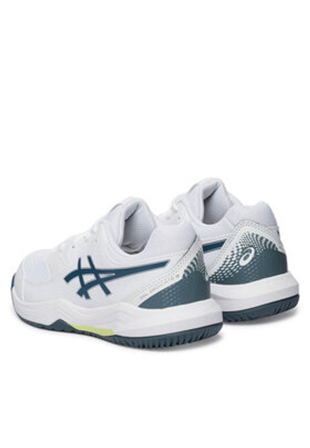 Asics Buty do tenisa Gel-Dedicate 8 Gs 1044A077 Biały. Kolor: biały. Materiał: skóra. Sport: tenis