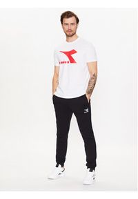 Diadora T-Shirt Ss Core 102.179759 Biały Regular Fit. Kolor: biały. Materiał: bawełna #3