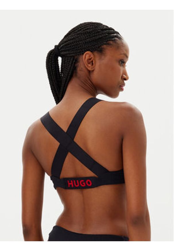 Hugo - HUGO Góra od bikini Dotti 50540225 Czarny. Kolor: czarny. Materiał: syntetyk