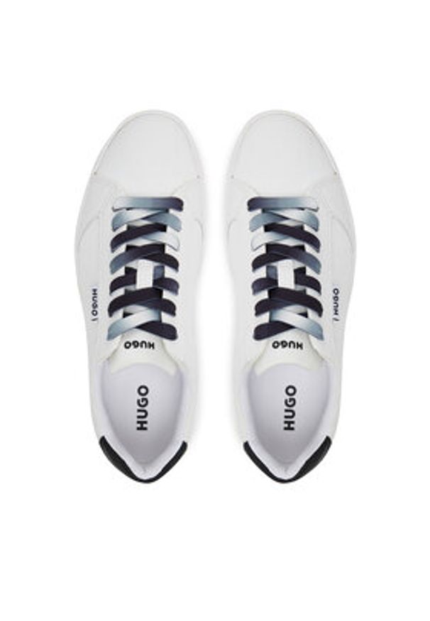 Hugo - HUGO Sneakersy Morrie 50536361 Biały. Kolor: biały. Materiał: skóra