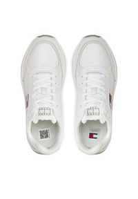 Tommy Jeans Sneakersy Tjm Runner Full Leather Ess EM0EM01445 Biały. Kolor: biały. Materiał: materiał #3