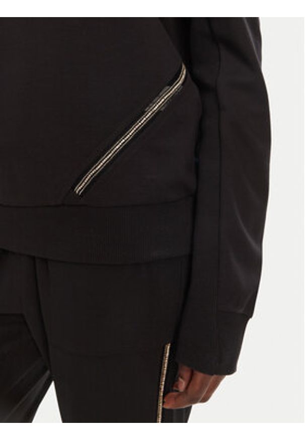 Liu Jo Sport Bluza TA5039 JS182 Czarny Relaxed Fit. Kolor: czarny. Materiał: wiskoza. Styl: sportowy