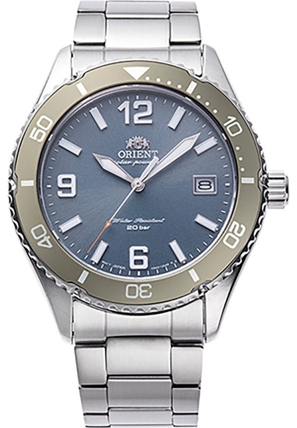 orient - Zegarek męski Orient RA-WJ0002L10B srebrny. Kolor: srebrny