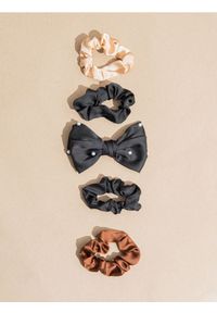 Sinsay - Gumki do włosów i spinki 5 pack - wielobarwny