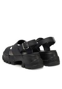 Tommy Jeans Sandały Tjw Chunky City Sandal EN0EN02750 Czarny. Kolor: czarny. Materiał: skóra