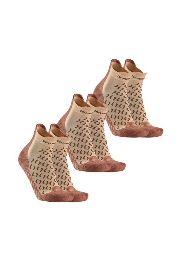 Skarpety trekkingowe doroslych Therm-ic Outdoor UltraCool Ankle zestaw 2 par. Kolor: wielokolorowy, beżowy, brązowy. Sport: outdoor