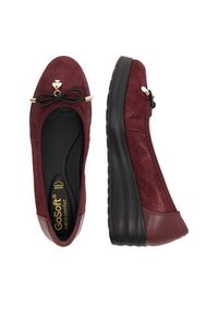Go Soft Baleriny CEO-WI16-3243-02 Bordowy. Kolor: czerwony. Materiał: materiał #3