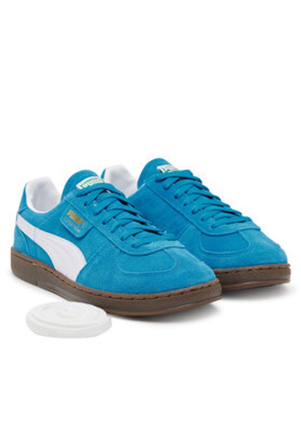 Puma Sneakersy Super Team SD 398528 05 Niebieski. Kolor: niebieski. Materiał: zamsz, skóra