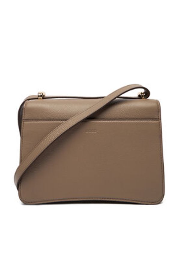 BOSS Torebka 50554935 Brązowy. Kolor: brązowy. Materiał: skórzane