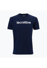 TECNIFIBRE - Koszulka tenisowa dziecięca Tecnifibre Team Cotton Tee. Kolor: niebieski. Sport: tenis #1