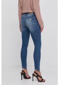 Guess Jeansy damskie high waist. Stan: podwyższony. Kolor: niebieski #3