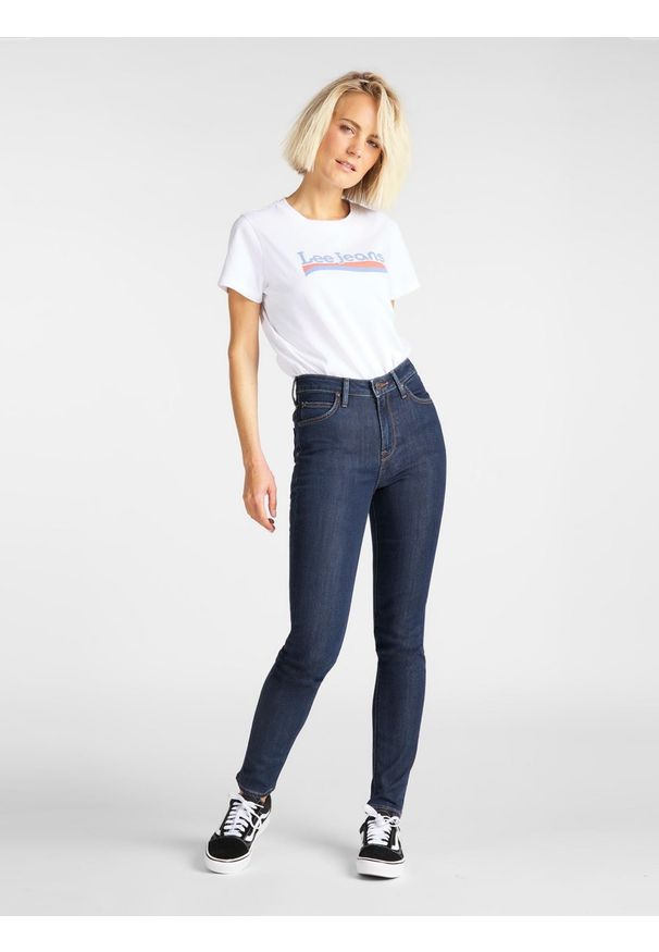 Lee - SPODNIE DAMSKIE LEE SCARLETT HIGH TONAL STONEWASH L626MDNX 112114279