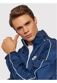 Nike Dres Sportswear BV3030 Granatowy Loose Fit. Kolor: niebieski. Materiał: syntetyk, dresówka #7