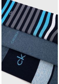 Calvin Klein - Skarpetki (3-pack). Kolor: niebieski #2