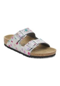 Klapki dla dzieci Birkenstock Arizona Kids Bs. Kolor: biały. Materiał: materiał, syntetyk